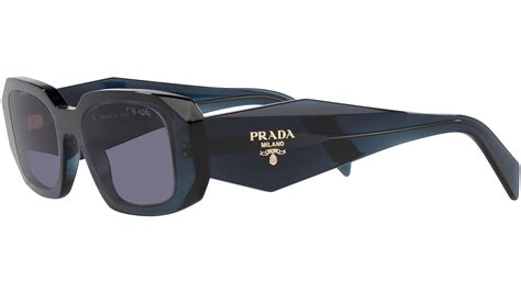 Prada Sunglasses PR 17WS 08Q420 Blue Crystal/Blue 49